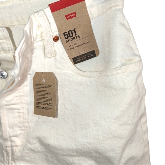 Women's Levi's® 501™ Original Whiteboard Button Fly Jean Shorts..Sz 32 - Picture 4 of 8